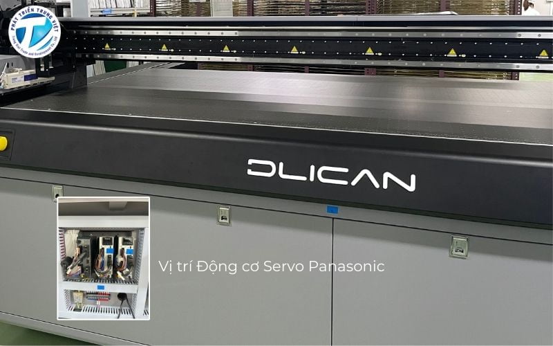 Động cơ Panasonic mạnh mẽ máy in uv dlican